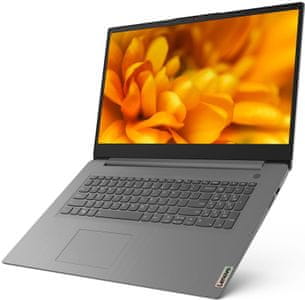 Notebook Lenovo IdeaPad 3 17ITL6 (82H9009FCK) výkonný ľahký prenosný Wi-Fi ac Bluetooth HDMI 17.3 palcov TN HD+ displej s veľmi vysokým rozlíšením excelentný zvuk audio výkonný procesor Intel UHD Graphics