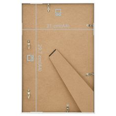 Vidaxl Fotorámečky koláž 3 ks na zeď nebo stůl bílé 21 x 29,7 cm MDF