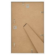 Greatstore Fotorámečky koláž 5 ks na zeď nebo stůl bílé 10 x 15 cm MDF