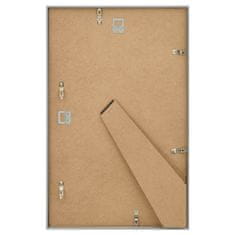 Greatstore Fotorámečky koláž 5 ks na zeď nebo stůl stříbrné 13 x 18 cm MDF