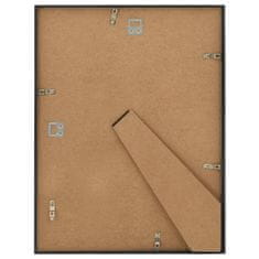 Greatstore Fotorámečky koláž 5 ks na zeď nebo stůl černé 40 x 50 cm MDF