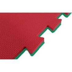 Tunturi Karate Puzzle Mat Red/Green