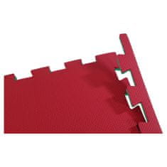 Tunturi Karate Puzzle Mat Red/Green