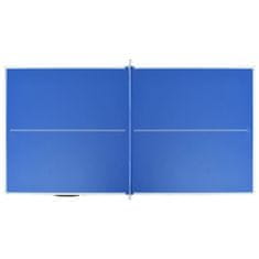 Vidaxl Stůl na stolní tenis se síťkou 152 x 76 x 66 cm modrý