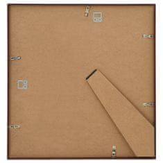 Greatstore Fotorámečky koláž 3 ks na zeď nebo stůl bronzové 50 x 50 cm MDF