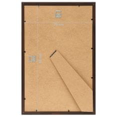 Greatstore Fotorámečky koláž 5 ks na zeď nebo stůl černé 70 x 90 cm MDF