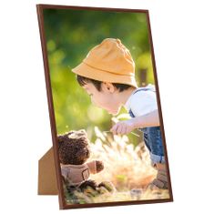 Vidaxl Fotorámečky koláž 3 ks na zeď nebo stůl bronzové 10 x 15 cm MDF