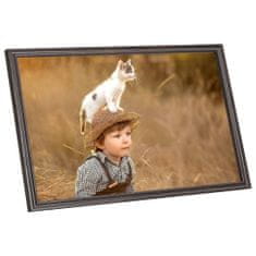 Greatstore Fotorámečky koláž 5 ks na zeď nebo stůl černé 59,4 x 84 cm MDF