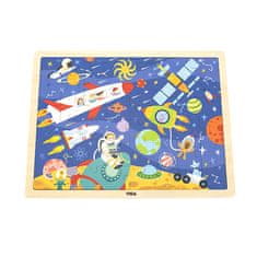 shumee Viga 44586 Puzzle na podložce 48 prvků - poznávání kosmu