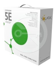 Solarix Instalační kabel Solarix CAT6 UTP PVC Eca 100m/box SXKD-6-UTP-PVC