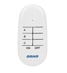 Orno Bezdrátová zásuvka s dálkovým ovládáním ORNO OR-GB-440, 1+1, bílá