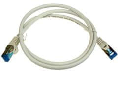 sapro UTP Patch Kabel RJ45 SFTP6A 1,5m Cu 1:1 LSZH Šedý