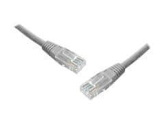 sapro UTP Patch Kabel Lexton RJ45 CAT6E 5m 8P8C 1:1 Šedý