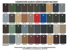 Kamuflážní barvy Kamuflážní syntetická MILITARY barva - odstíny ČSN, ČSN 2880, 0,8KG