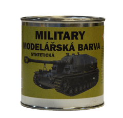 Kamuflážní barvy Modelářská kamuflážní barva syntetická MILITARY 200ml, RAL 1011