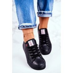 Cross Jeans Dámské tenisky Black velikost 39