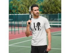 Fenomeno Pánské tričko - Love(tenis) - bílé Velikost: 4XL
