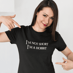 Fenomeno Dámské tričko Iam a Hobbit - černé Velikost: L