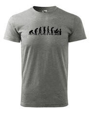 Fenomeno Pánské tričko - Evoluce(e-sport) - šedé Velikost: M
