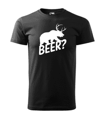 Fenomeno Pánské tričko Beerdeer - černé Velikost: M