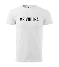 Fenomeno Pánské tričko #PIVNILIGA - bílé Velikost: 4XL