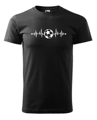 Fenomeno Pánské tričko - Tep(fotbal) - černé Velikost: S