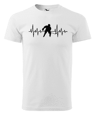 Fenomeno Pánské tričko - Tep(hokej) - bílé Velikost: S
