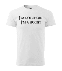 Fenomeno Pánské tričko Iam a Hobbit - bílé Velikost: S