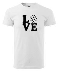 Fenomeno Pánské tričko - Love(florbal) - bílé Velikost: 3XL
