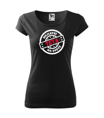 Fenomeno Dámské tričko Nejlepší teta na světě - černé Velikost: XL