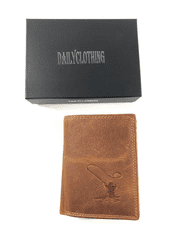 Dailyclothing Luxusní celokožená peněženka s rybářem RYB03