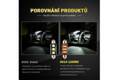 SEFIS LED žárovka sufit 28mm 12V C5W 10SMD CANBUS bílá