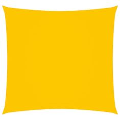 Greatstore Stínící plachta oxfordská látka čtvercová 3 x 3 m žlutá
