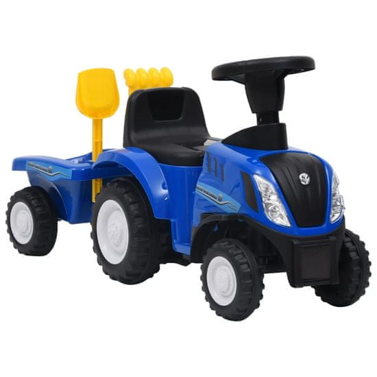 Greatstore Dětský traktor New Holland modrý