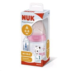 Nuk Kojenecká láhev First Choice Temperature Control 150 ml pink