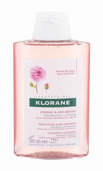 Klorane 200ml peony soothing & anti-irritating, šampon