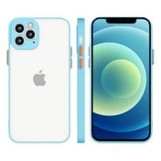 IZMAEL Silikónové flexibilní pouzdro Milky Case pro Apple iPhone 12 - Tyrkysová KP11849