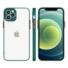 IZMAEL Silikónové flexibilní pouzdro Milky Case pro Apple iPhone 12 Pro - Zelená KP11799