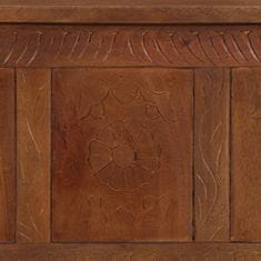 Petromila Úložný box 110 x 30 x 40 cm masivní mangovníkové dřevo