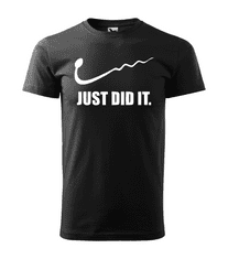 Fenomeno Pánské tričko Just did it - černé Velikost: XL