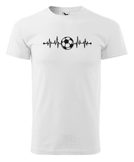 Fenomeno Pánské tričko - Tep(fotbal) - bílé Velikost: M