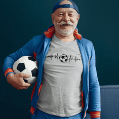 Fenomeno Pánské tričko - Tep(fotbal) - šedé Velikost: M