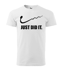 Fenomeno Pánské tričko Just did it - bílé Velikost: S