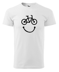 Fenomeno Pánské tričko - Smile(kolo) - bílé Velikost: S