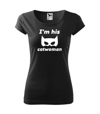 Fenomeno Dámské tričko I’m his Catwoman Velikost: XL, Barva trička: Bílé