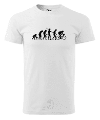 Fenomeno Pánské tričko - Evoluce cyklistiky - bílé Velikost: M
