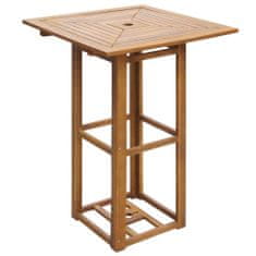 Greatstore Bistro stolek 75 x 75 x 110 cm masivní akáciové dřevo