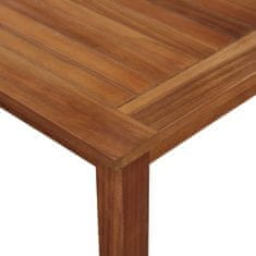 Greatstore Zahradní stůl 150 x 90 x 74 cm masivní akáciové dřevo