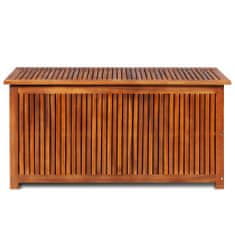 Greatstore Zahradní úložný box 117 x 50 x 58 cm masivní akáciové dřevo