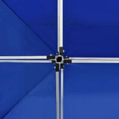 Petromila Profesionální skládací party stan hliník 4,5 x 3 m modrý